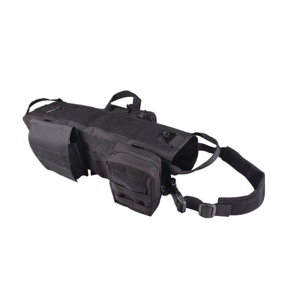 Tactical Vest Set for Large Dogs with Training Gear