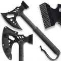 RIDGE RUNNER Tactical Multi-Tool Hammer and Axe with Sheath - Stainless Steel Head Has Integrated Hex Wrenches Paracord-Wrapped TPU Handle - Perfect for Survival and Camping Gear - Length 18"