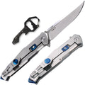 Tactical Folding Pocket Knife for men14C28N Stainless Steel BladeFrame LockG10 HandleEDC Small Camping Knives Belt Clip CarryLightweight Survival Hunting Flipper Microtech Elemental Bushcraft Hiking Sharp Gear Tool Father Dad Gifts Ruike p108