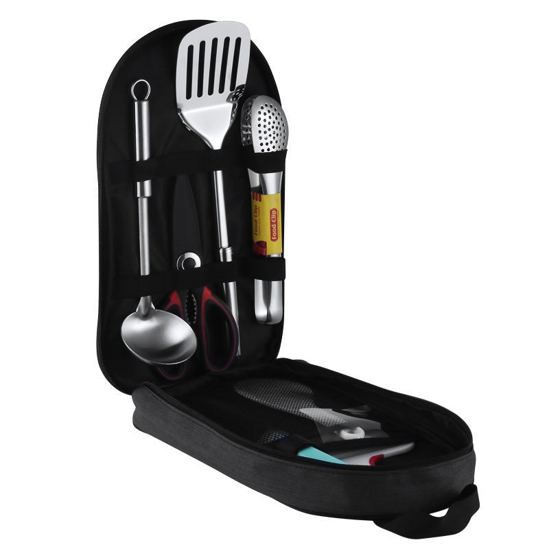Outdoor Picnic Storage Bag With BBQ Cooking Set