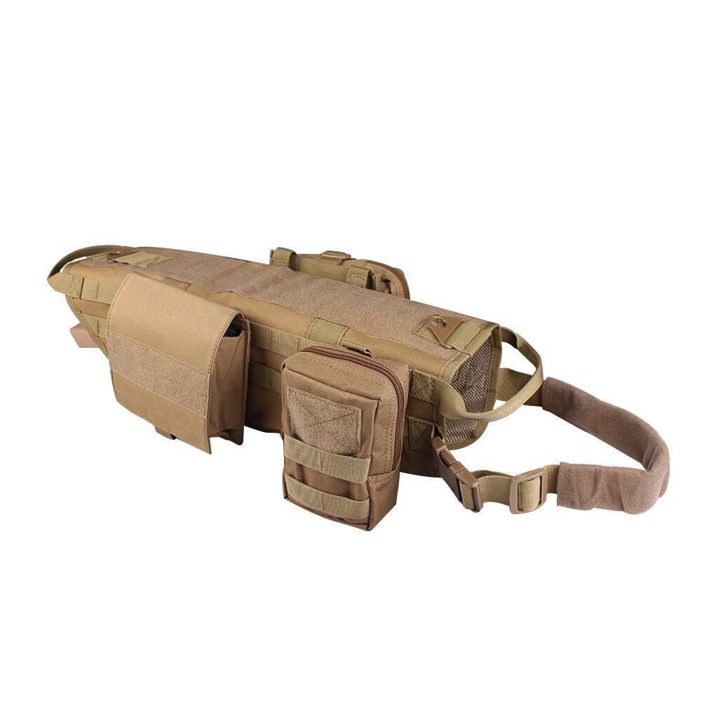 Tactical Vest Set for Large Dogs with Training Gear