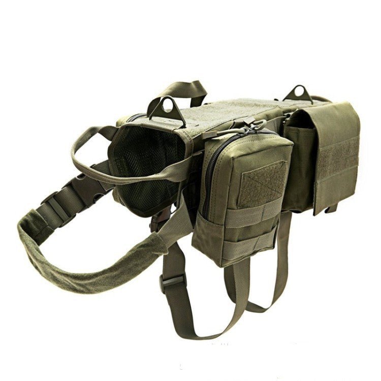 Tactical Vest Set for Large Dogs with Training Gear