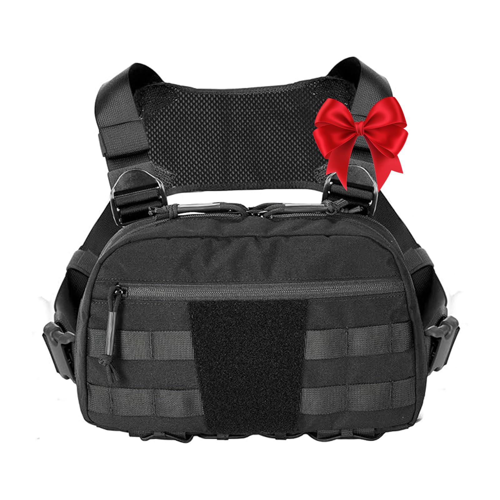 FEIWOOD GEAR Chest Pack Bag for Men Tactical Chest Pack Utility MOLLE Chest Bag Rig with Concealed Pistol Holster