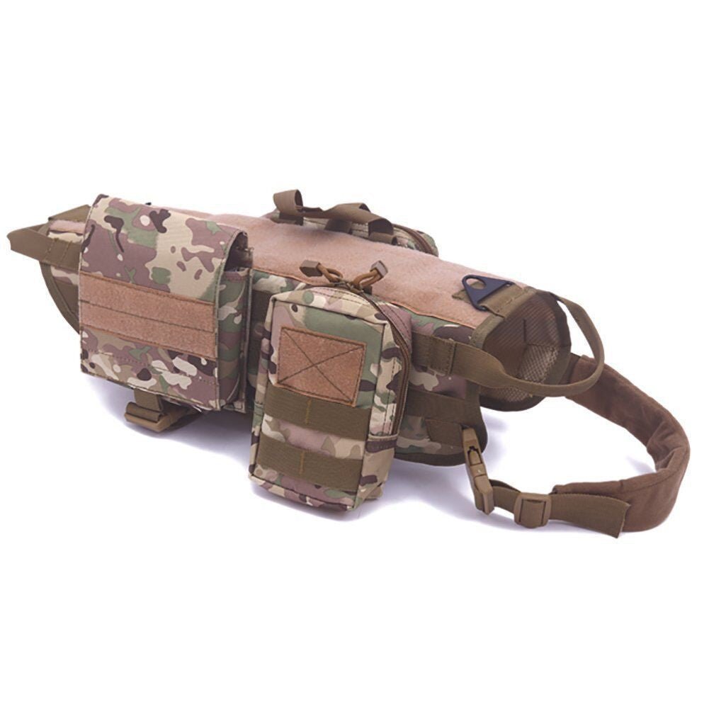 Tactical Vest Set for Large Dogs with Training Gear