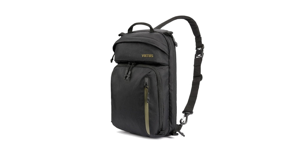 VIKTOS Upscale XL Midsize Concealed Carry Slingbag - Rugged Durable Weather-Resistant Shooting Range Gear for Tactical & Personal Defense Nightfall